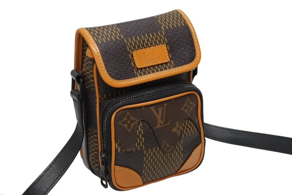 LOUIS VUITTON ルイヴィトン アマゾン メッセンジャーショルダーバッグ N40357 ダミエジャイアント NIGO LVスクエアード 美品 中古 4b011639