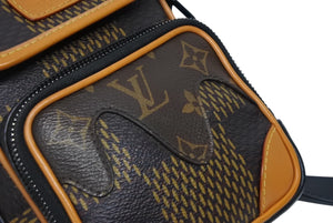 LOUIS VUITTON ルイヴィトン アマゾン メッセンジャーショルダーバッグ N40357 ダミエジャイアント NIGO LVスクエアード 美品 中古 4b011639
