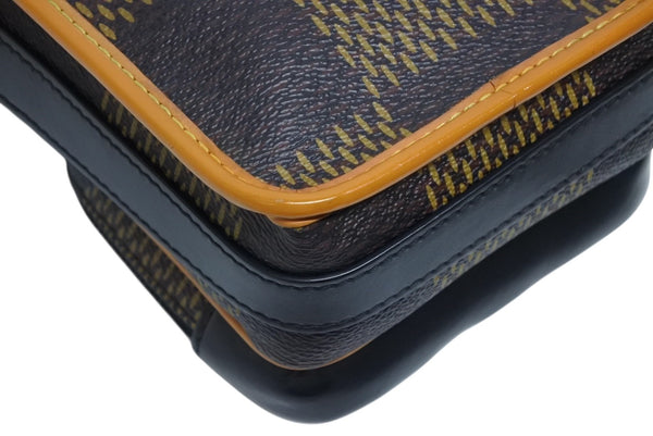 LOUIS VUITTON ルイヴィトン アマゾン メッセンジャーショルダーバッグ N40357 ダミエジャイアント NIGO LVスクエアード 美品 中古 4b011639