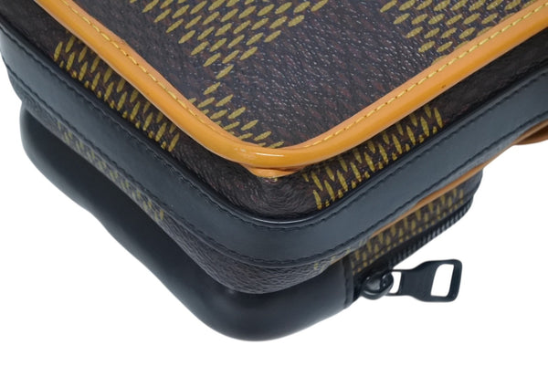 LOUIS VUITTON ルイヴィトン アマゾン メッセンジャーショルダーバッグ N40357 ダミエジャイアント NIGO LVスクエアード 美品 中古 4b011639