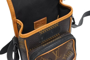 LOUIS VUITTON ルイヴィトン アマゾン メッセンジャーショルダーバッグ N40357 ダミエジャイアント NIGO LVスクエアード 美品 中古 4b011639