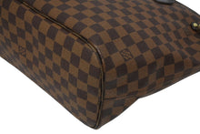 Load image into Gallery viewer, 極美品 LOUIS VUITTON ルイヴィトン ダミエ ネヴァーフルMM トートバッグ N51105 PVC レザー ブラウン ゴールド金具 中古 4b011620