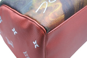極美品 LOUIS VUITTON ルイヴィトン モナリザ スピーディ30 ボストンバッグ マスターズコレクション M43372 ピンク 中古 4b011746