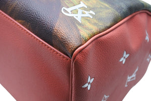 極美品 LOUIS VUITTON ルイヴィトン モナリザ スピーディ30 ボストンバッグ マスターズコレクション M43372 ピンク 中古 4b011746