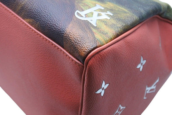 極美品 LOUIS VUITTON ルイヴィトン モナリザ スピーディ30 ボストンバッグ マスターズコレクション M43372 ピンク 中古 4b011746