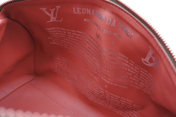 極美品 LOUIS VUITTON ルイヴィトン モナリザ スピーディ30 ボストンバッグ マスターズコレクション M43372 ピンク 中古 4b011746