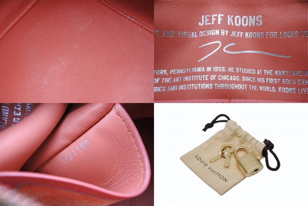 極美品 LOUIS VUITTON ルイヴィトン モナリザ スピーディ30 ボストンバッグ マスターズコレクション M43372 ピンク 中古 4b011746