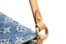 Load image into Gallery viewer, LOUIS VUITTON ルイヴィトン ミニプリーティ ワンショルダーバッグ M95050 モノグラム デニム インディゴブルー 美品 中古 4b011638