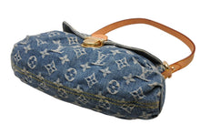Load image into Gallery viewer, LOUIS VUITTON ルイヴィトン ミニプリーティ ワンショルダーバッグ M95050 モノグラム デニム インディゴブルー 美品 中古 4b011638