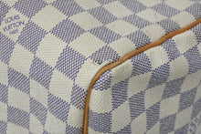Load image into Gallery viewer, LOUIS VUITTON ルイヴィトン ダミエ アズール スピーディ30 ハンドバッグ N41533 ホワイト ゴールド金具 ロゴ 美品 中古 4b011890