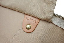 Load image into Gallery viewer, LOUIS VUITTON ルイヴィトン ダミエ アズール スピーディ30 ハンドバッグ N41533 ホワイト ゴールド金具 ロゴ 美品 中古 4b011890