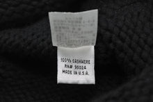 Load image into Gallery viewer, 極美品 CHROME HEARTS クロムハーツ クロスパッチ ニットキャップ ビーニー カシミヤ レザー シルバー925 ブラック 中古 4b011657