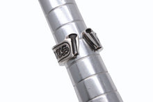 Load image into Gallery viewer, CHROME HEARTS クロムハーツ SM SCROLL LABEL スクロールラベルリング スモール 重量約16.6g サイズ19号 シルバー925 美品 中古 4b011660