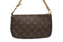 Load image into Gallery viewer, LOUIS VUITTON ルイヴィトン ポシェット アクセソワール アクセサリーポーチ M51980 モノグラム ブラウン レザー PVC 美品 中古 4b011892