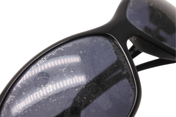 PRADA プラダ ロゴ サングラス ブラック プラスチック 68□14 SPR25G アイウェア 小物 美品 中古 4b010907