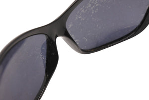 PRADA プラダ ロゴ サングラス ブラック プラスチック 68□14 SPR25G アイウェア 小物 美品 中古 4b010907