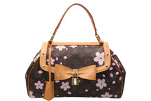 Load image into Gallery viewer, LOUIS VUITTON ルイヴィトン サックレトロPM マロン ハンドバッグ M92012 モノグラムチェリーブロッサム ブラウン 美品 中古 4b011905