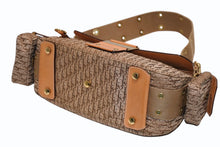Load image into Gallery viewer, Christian Dior クリスチャンディオール トロッター ストリートシック ショルダーバッグ ブラウン キャンバス レザー ロゴ 美品 中古 4b011849