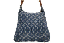 Load image into Gallery viewer, LOUIS VUITTON ルイヴィトン バギーGM ショルダーバッグ M95048 モノグラムデニム ブルー ゴールド金具 美品 中古 4b011918