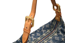 Load image into Gallery viewer, LOUIS VUITTON ルイヴィトン バギーGM ショルダーバッグ M95048 モノグラムデニム ブルー ゴールド金具 美品 中古 4b011918