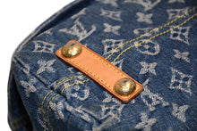 Load image into Gallery viewer, LOUIS VUITTON ルイヴィトン バギーGM ショルダーバッグ M95048 モノグラムデニム ブルー ゴールド金具 美品 中古 4b011918