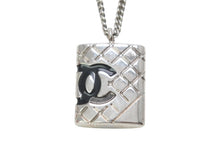 Load image into Gallery viewer, CHANEL シャネル カンボンライン ネックレス 重量約11.1g 05C刻印 全長約42.5cm ココマーク メタル シルバー 美品 中古 4b011940
