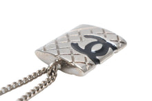 Load image into Gallery viewer, CHANEL シャネル カンボンライン ネックレス 重量約11.1g 05C刻印 全長約42.5cm ココマーク メタル シルバー 美品 中古 4b011940