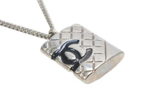 Load image into Gallery viewer, CHANEL シャネル カンボンライン ネックレス 重量約11.1g 05C刻印 全長約42.5cm ココマーク メタル シルバー 美品 中古 4b011940
