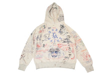 Load image into Gallery viewer, SAINT MICHAEL × BORN RAISED セントマイケル × ボーンレイズド SM-YS8-0000-C11 Hoodie フーディー ホワイト サイズL 美品 中古 4b012882