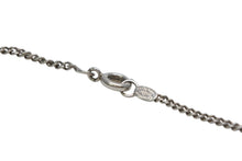 Load image into Gallery viewer, 極美品 CHANEL シャネル ココマーク ネックレス 重量約6.1g 02C刻印 全長約43.5cm メタル シルバー ブラウン 中古 4b011937