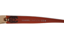 Load image into Gallery viewer, CHANEL シャネル ハーフリム サングラス アイウェア 4107-B c.125/13 サイズ62□15 125 ココマーク ブラウン 美品 中古 4b012059