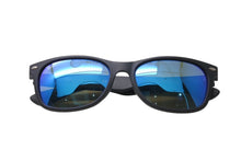 Load image into Gallery viewer, 極美品 RayBan レイバン NEW WAYFARER ニューウェイフェーラー ミラーサングラス アセテート ブラック ブルー サイズ55□18 中古 4b011527