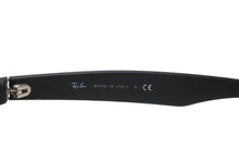 Load image into Gallery viewer, 極美品 RayBan レイバン NEW WAYFARER ニューウェイフェーラー ミラーサングラス アセテート ブラック ブルー サイズ55□18 中古 4b011527