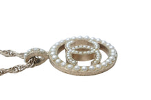Load image into Gallery viewer, CHANEL シャネル ネックレス 重量約20.0g A21V刻印 ココマーク GP メタル フェイクパール ゴールド 美品 中古 4b012382