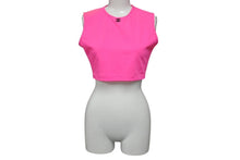 画像をギャラリービューアに読み込む, CHANEL シャネル タンクトップ ノースリーブ トップス PO4999VO4136 サイズ42 ココマーク 刺繍 ピンク 美品 中古 4b001197