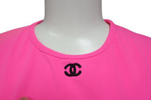 画像をギャラリービューアに読み込む, CHANEL シャネル タンクトップ ノースリーブ トップス PO4999VO4136 サイズ42 ココマーク 刺繍 ピンク 美品 中古 4b001197