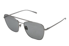 Load image into Gallery viewer, 極美品 CHANEL シャネル スクエア サングラス アイウェア 4256 サイズ55□18 ココマーク シルバー ブルー 中古 4b011985