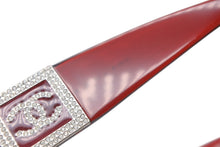 Load image into Gallery viewer, 極美品 CHANEL シャネル ハーフリム サングラス アイウェア 4107-B c.158/8Z サイズ62□15 125 ココマーク ラインストーン 中古 4b011992