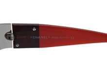 Load image into Gallery viewer, 極美品 CHANEL シャネル ハーフリム サングラス アイウェア 4107-B c.158/8Z サイズ62□15 125 ココマーク ラインストーン 中古 4b011992