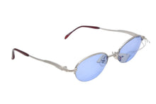 Load image into Gallery viewer, 新品未使用 Jean Paul Gaultier ジャンポール ゴルチェ JPG サングラス 58-0032 ブルー シルバー レッド メタル プラスチック 中古 4b012157