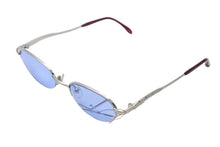 Load image into Gallery viewer, 新品未使用 Jean Paul Gaultier ジャンポール ゴルチェ JPG サングラス 58-0032 ブルー シルバー レッド メタル プラスチック 中古 4b012157