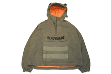 画像をギャラリービューアに読み込む, 新品同様 READY MADE レディメイド 23SS PULLOVER JACKET プルオーバージャケット ヴィンテージコットン カーキ サイズ2 中古 4b012000