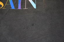 画像をギャラリービューアに読み込む, SAINT MICHAEL セントマイケル RAINBOW SNT CREW SWT スウェットシャツ SM-YS1-0000-030 サイズL ブラック 美品 中古 4b012002