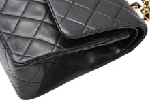 Load image into Gallery viewer, CHANEL シャネル マトラッセ 25 Wフラップ Wチェーン ショルダーバッグ ブラック ラムスキン 1番台 ゴールド金具 美品 中古 4b012066