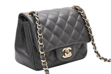Load image into Gallery viewer, 極美品 CHANEL シャネル ミニマトラッセ17 シングルフラップ ショルダーバッグ 29番台 ココマーク ラムスキン グレー 中古 4b012064