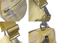 Load image into Gallery viewer, CHANEL シャネル ニュートラベルライン ミニドラムショルダーバッグ 筒形 7番台 ナイロンジャガード イエロー 良品 中古 4b001209