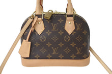 Load image into Gallery viewer, LOUIS VUITTON ルイヴィトン アルマBB ハンドバッグ M53152 ショルダー ２WAY モノグラムキャンバス PVC レザー 美品 中古 4b001217