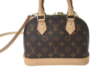 Load image into Gallery viewer, LOUIS VUITTON ルイヴィトン アルマBB ハンドバッグ M53152 ショルダー ２WAY モノグラムキャンバス PVC レザー 美品 中古 4b001217