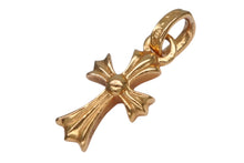 Load image into Gallery viewer, 極美品 CHROME HEARTS クロムハーツ ベイビーファット 22K クロスチャーム 3.7g ペンダントトップ ゴールド 中古 4b012270