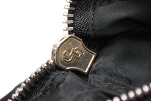 極美品 CHROME HEARTS クロムハーツ DUFFLE BAG MINI ダッフルバッグ ミニ ハンドバッグ セメタリークロスパッチ ハラコ レザー 中古 4b012211